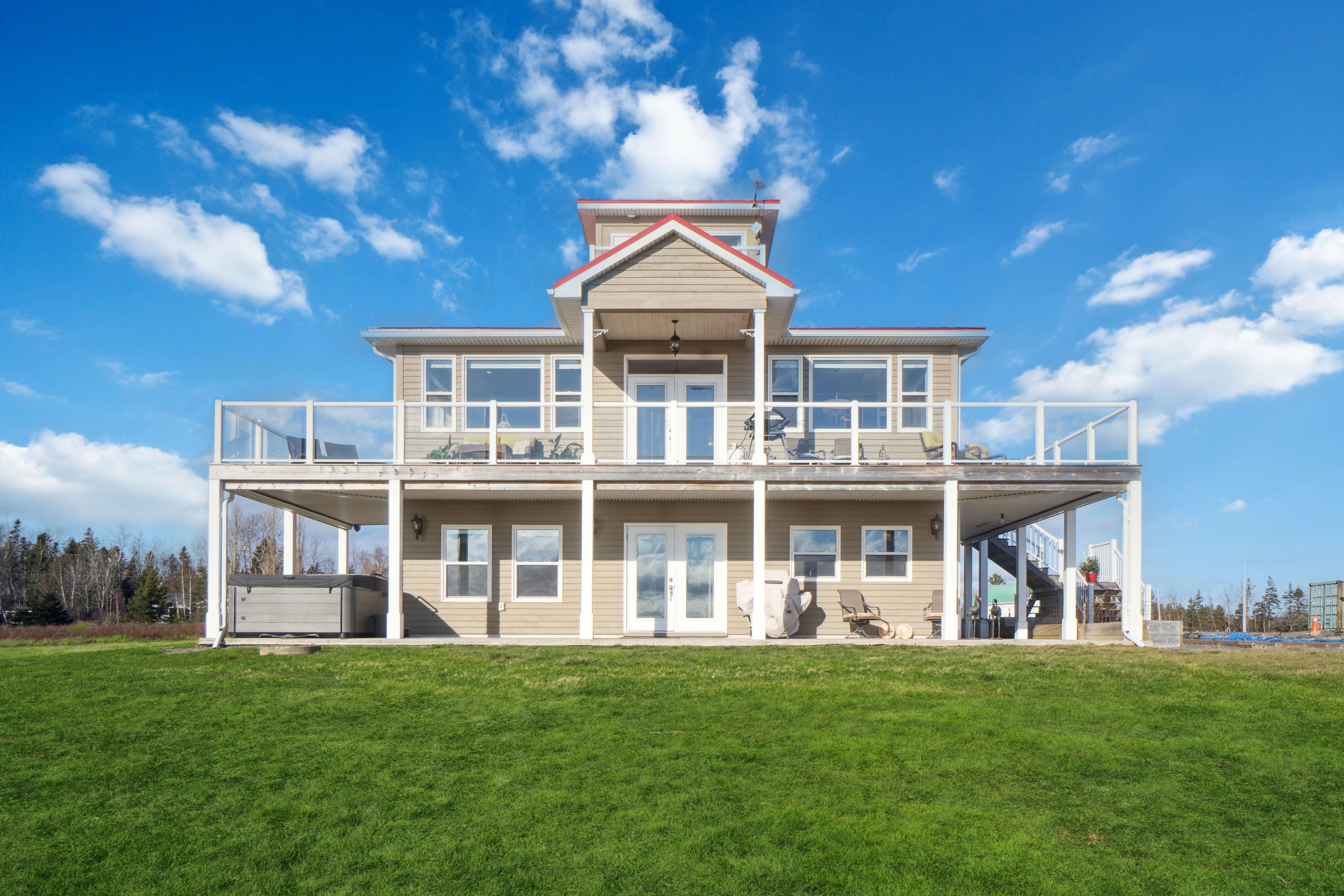 Stunning coastal sanctuary in Nova Scotia, showcasing serene waterfront properties and scenic views.